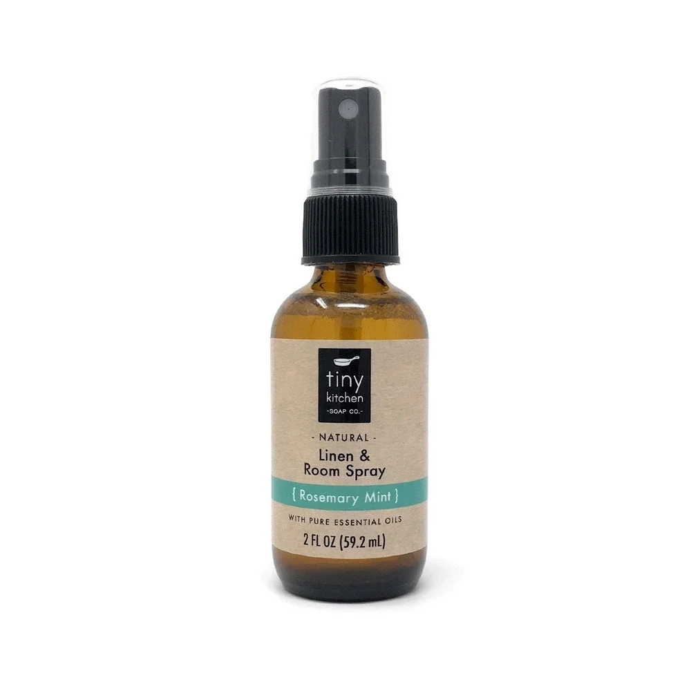 Rosemary Mint Natural Essential Oil Linen and Room Spray, 2 oz